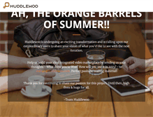 Tablet Screenshot of huddlewoo.com